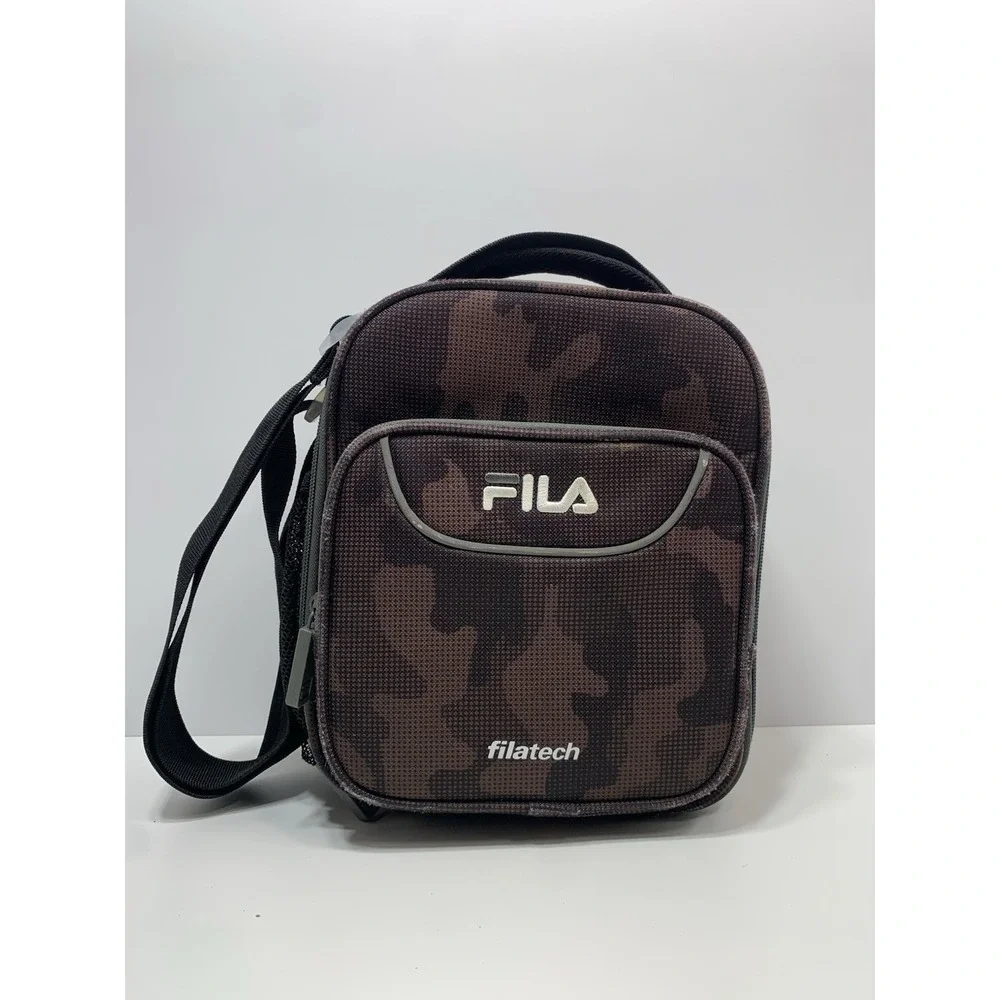 Fila Zippered Soft Insulated Lunch Box Vintage Camo